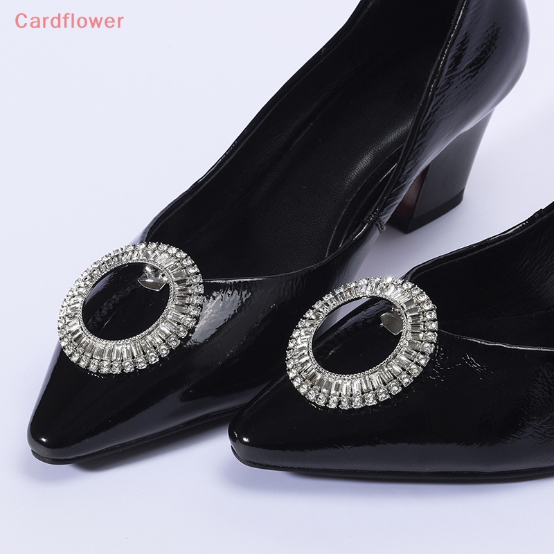 1 Kẹp Giày Cao Gót Đính Đá Lấp Lánh Cho Cô Dâu Mới