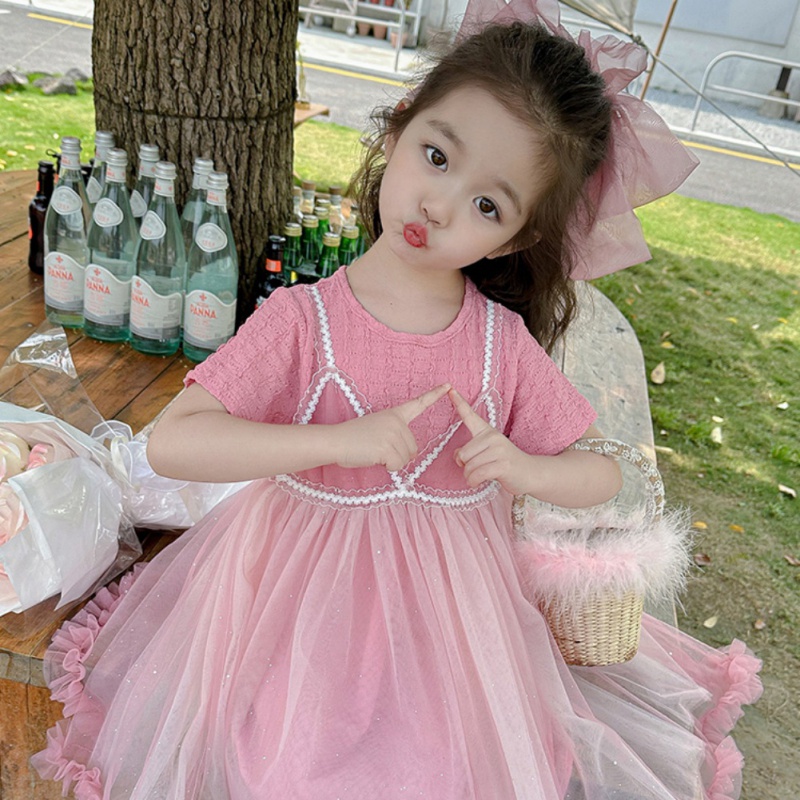 Đầm Công Chúa Thời Trang Mùa Hè Hàn Quốc Dành Cho Bé Gái