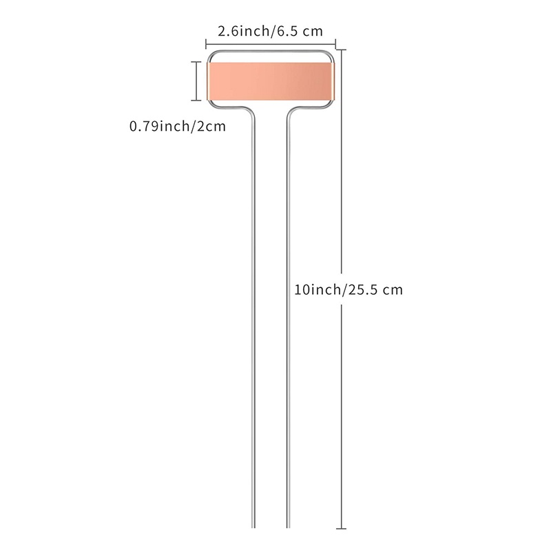 Set 30 Thẻ Đánh Dấu Cây Trồng 10 Inch Bằng Kim Loại Cao Cấp Tiện Dụng