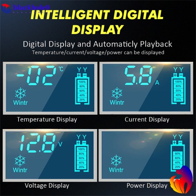 Bộ Sạc Xung Thông Minh 12v 6a Có Màn Hình Lcd Cho Xe Hơi Xe Máy