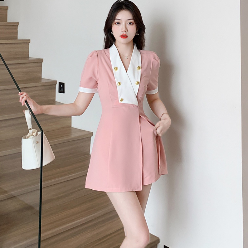 Set Đồ Hai Mảnh Áo Vest + Quần Short Phong Cách Pháp Thời Trang Mùa Hè Cho Nam