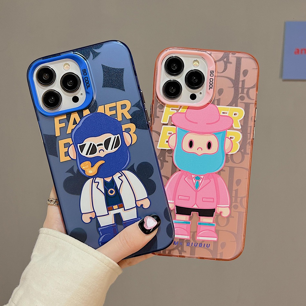 Ốp Điện Thoại TPU Mềm Trong Suốt Chống Sốc Họa Tiết Thời Trang Cho iPhone 11 13 12 14 PRO MAX