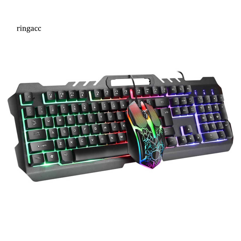 Bộ Bàn Phím Cơ Và Chuột RGA T21 Có Đèn LED RGB Dùng Để Chơi Game