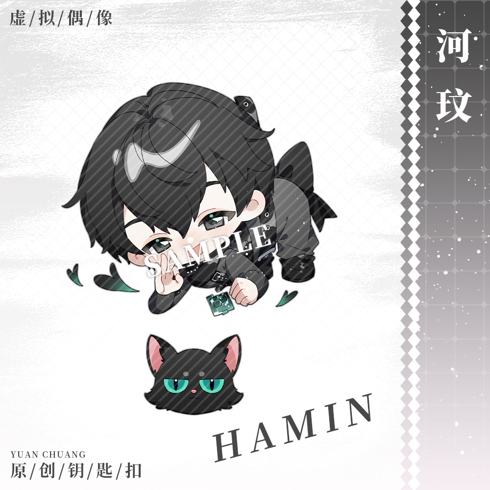 Plave Móc Chìa Khóa Bằng Acrylic Hai Mặt