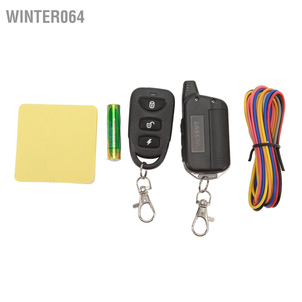 Winter064 Xe Máy 12V Hệ Thống Báo Động 2 Chiều 125dB Siêu To Độ Nhạy Cao Chống Chịu Thời Tiết Điều Khiển Từ Xa Trộm