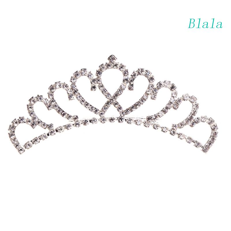 Lược Cài Tóc Hình Trái Tim Đính Đá Cho Cô Dâu