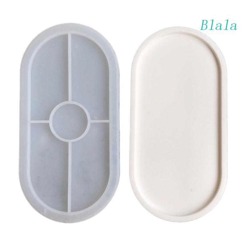 Khuôn Silicone Làm Gạt Tàn Trang Sức Hình Oval DIY