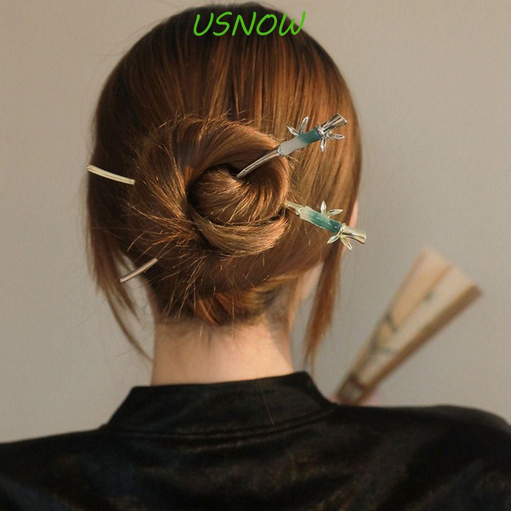 Trâm Cài Tóc Bằng Kim Loại Tạo Kiểu Tóc Phong Cách Trung Hoa Cổ Điển Cho Nữ