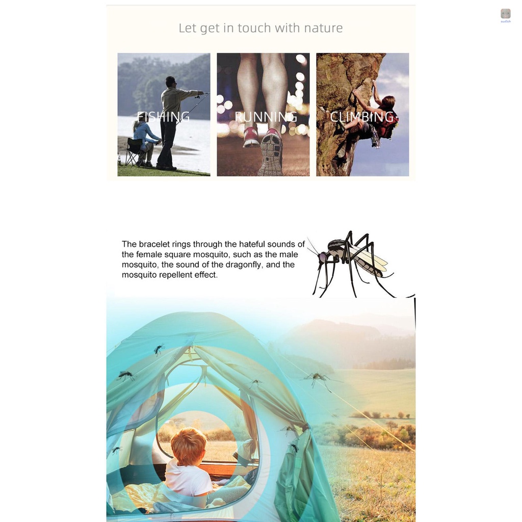 Vòng Đeo Tay Đuổi Muỗi Điện Tử Có Thể Sạc Lại Cho Phụ Nữ Mang Thai Và Trẻ Em