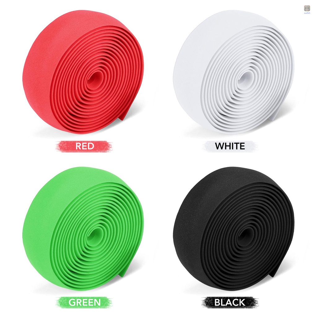 Bộ 4 Băng Quấn Tay Lái Xe Đạp Bằng EVA Mềm Mại Chống Trượt Chống Sốc