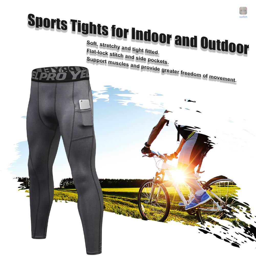 Bộ 3 Quần Legging Thể Thao Mau Khô Có Túi Dành Cho Nam