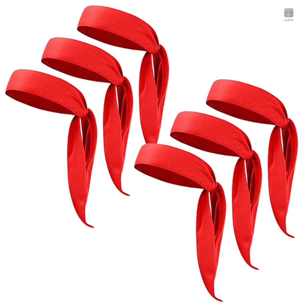 Set 6 Băng Đô Thể Thao Chống Trượt Thấm Hút Mồ Hôi Cho Nam Và Nữ