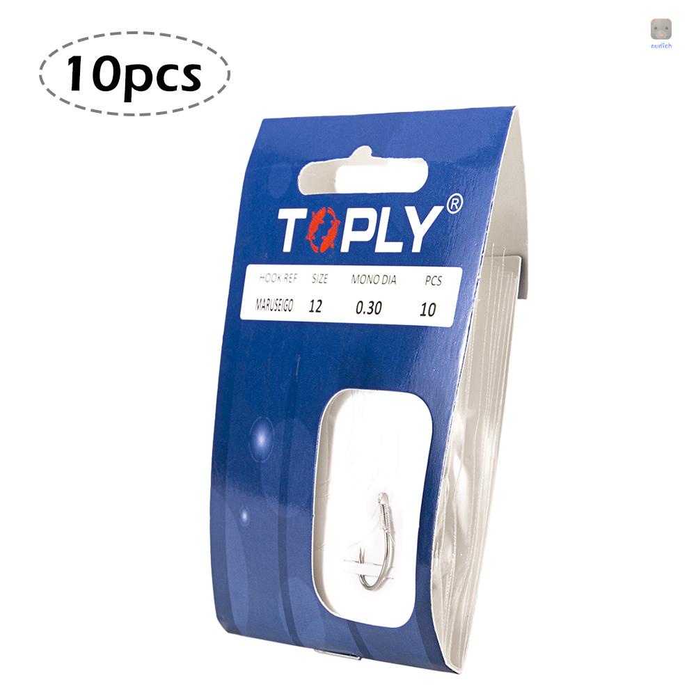 Set 10 Lưỡi Câu Cá Bằng Thép Cacbon