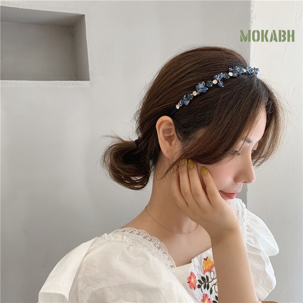 Cài Tóc Đính Pha Lê Giả Nhiều Màu Sắc Lấp Lánh Chống Trượt Có Thể Tái Sử Dụng