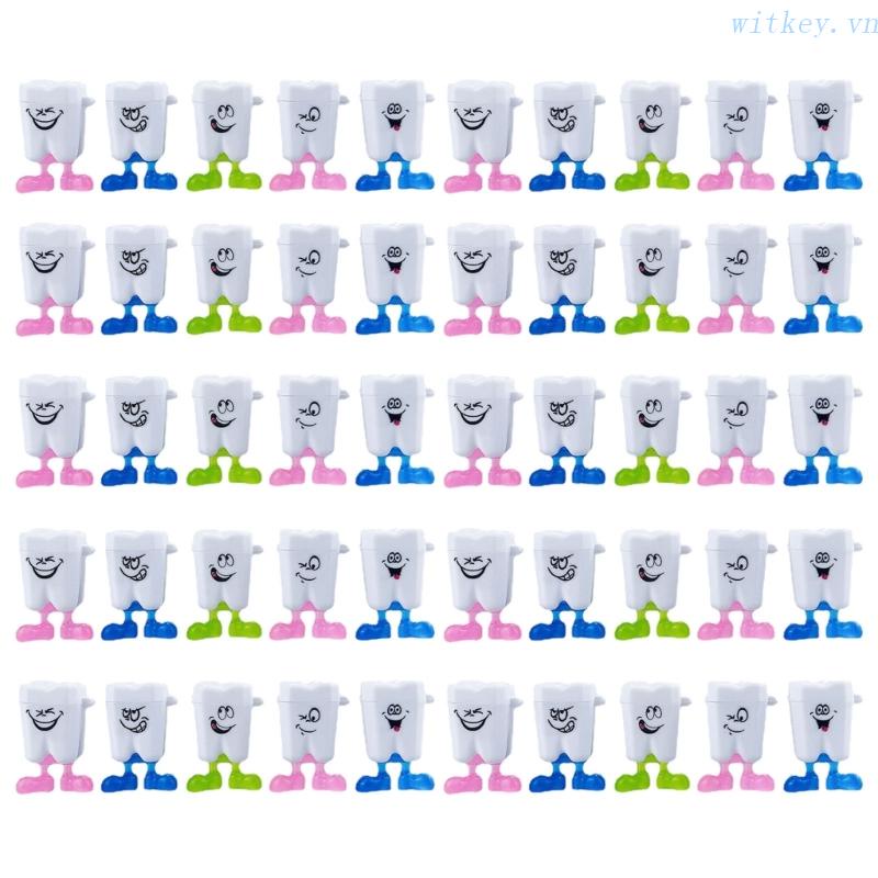 Bộ 50 Hộp Đựng Răng Em Bé Thiết Kế Dễ Thương Tiện Dụng