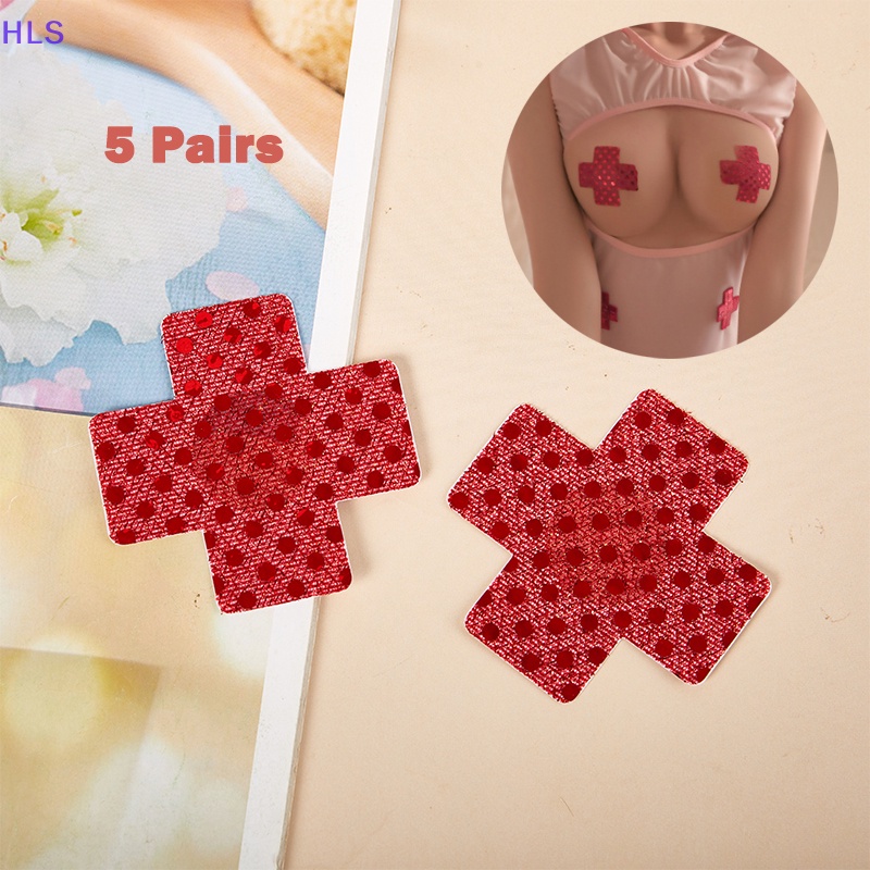 1 Cặp Miếng Dán Ngực Tự Dính Hình Chữ Thập