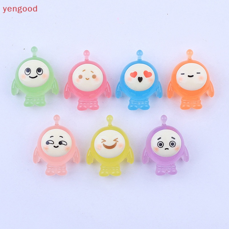 Set 5 Đồ trang trí Nhân Vật Hoạt Hình Bằng Nhựa Resin Phát Quang Trang Trí Sân Vườn / Xe Hơi