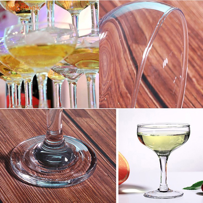Ly Thủy Tinh Trong Suốt Dùng Một Lần Tiện Dụng Uống Cocktail