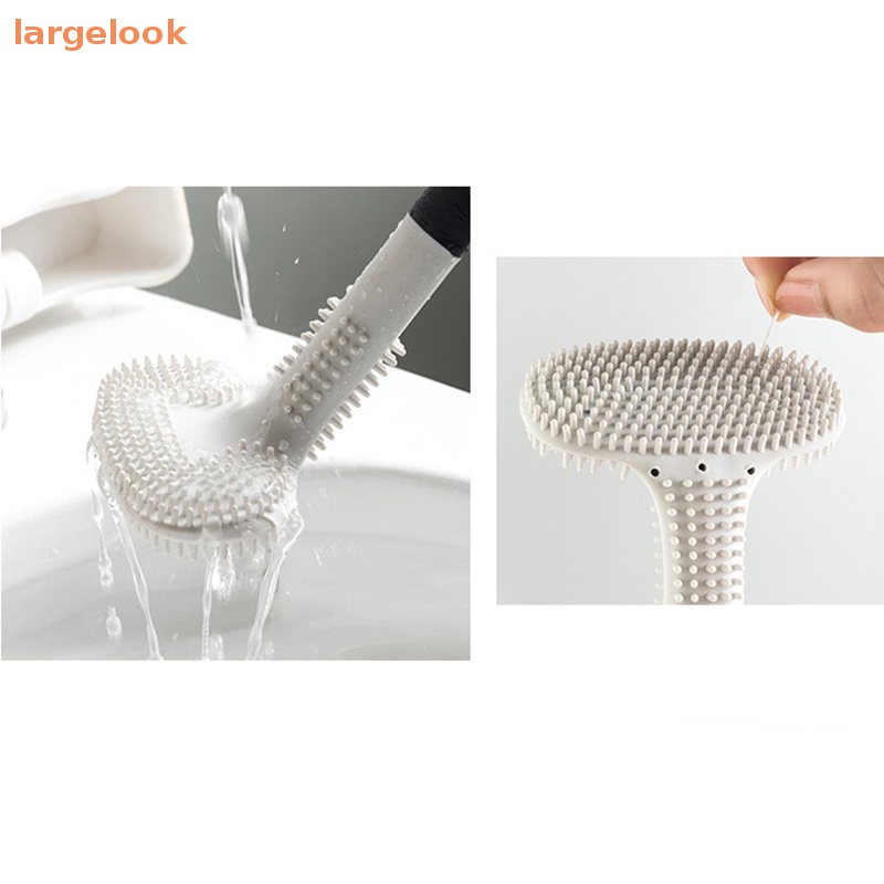 Cọ Vệ Sinh Toilet Bằng Silicone Gắn Tường Chống Rò Rỉ Tiện Lợi