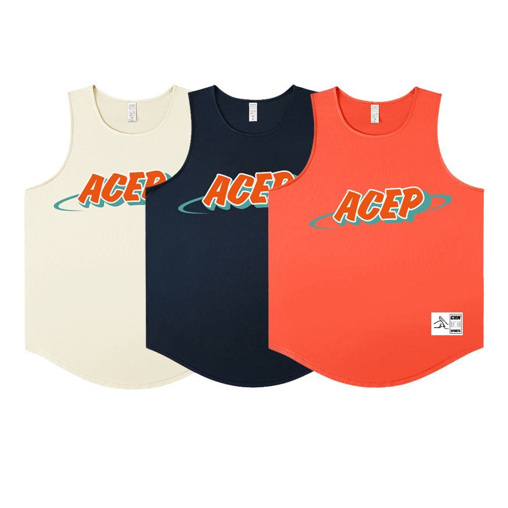 Áo Ba Lỗ Thể Thao Dáng Rộng Thoáng Khí Thấm Hút Mồ Hôi Nhanh Khô Phong Cách Đường Phố Mỹ Cho Nam