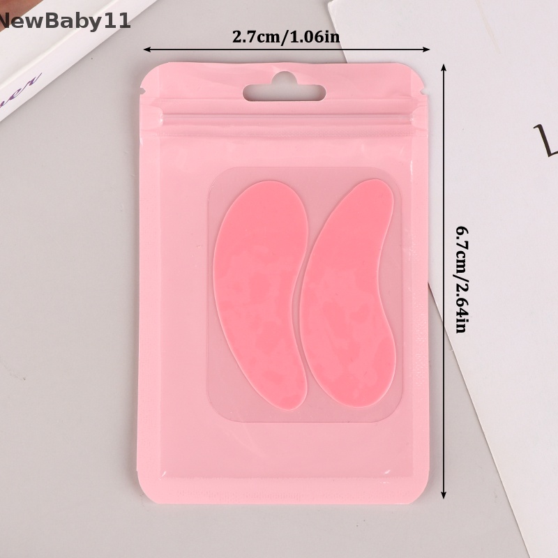 1 Cặp Đệm Silicone Hỗ Trợ Nối Mi Giả