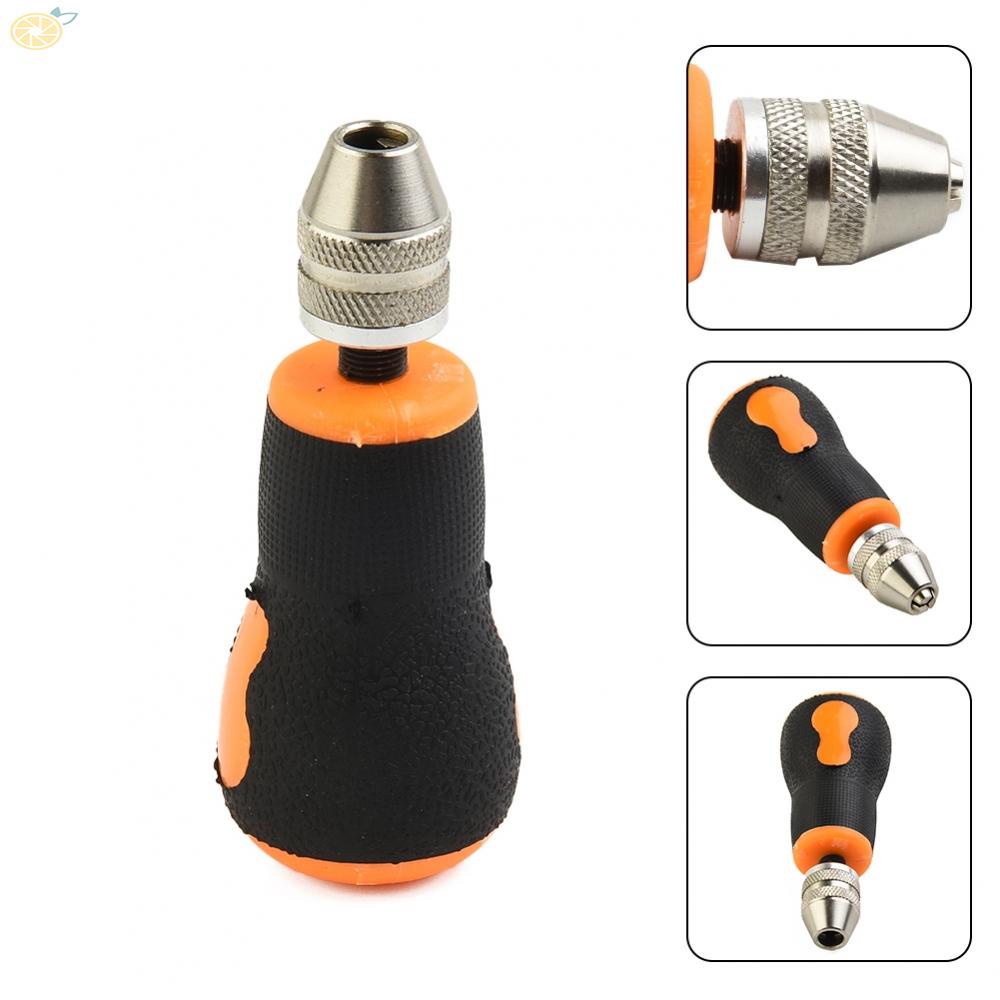 【VARSTR】Small Hand Drill Drilling Bits 0.5-3.2mm Clamping 90x34mm Metal Nonslip