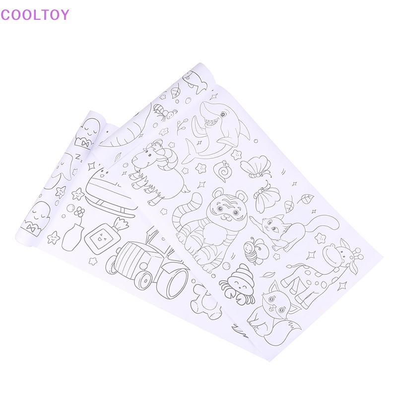 Cooltoy Cuộn Giấy Vẽ Graffiti 2m Màu Sắc Dành Cho Trẻ Em