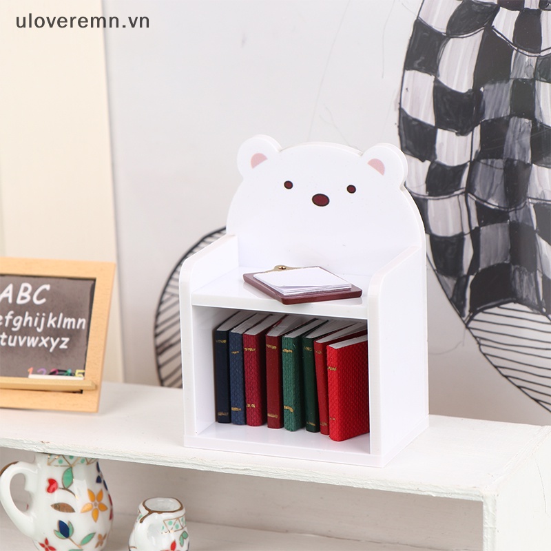 Kệ Sách Mini Tỉ Lệ 1 / 12 Trang Trí Nhà Búp Bê