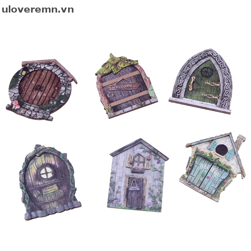 Set 6 Mô Hình Cửa 1 / 12 Dùng Để Trang Trí Nhà Búp Bê