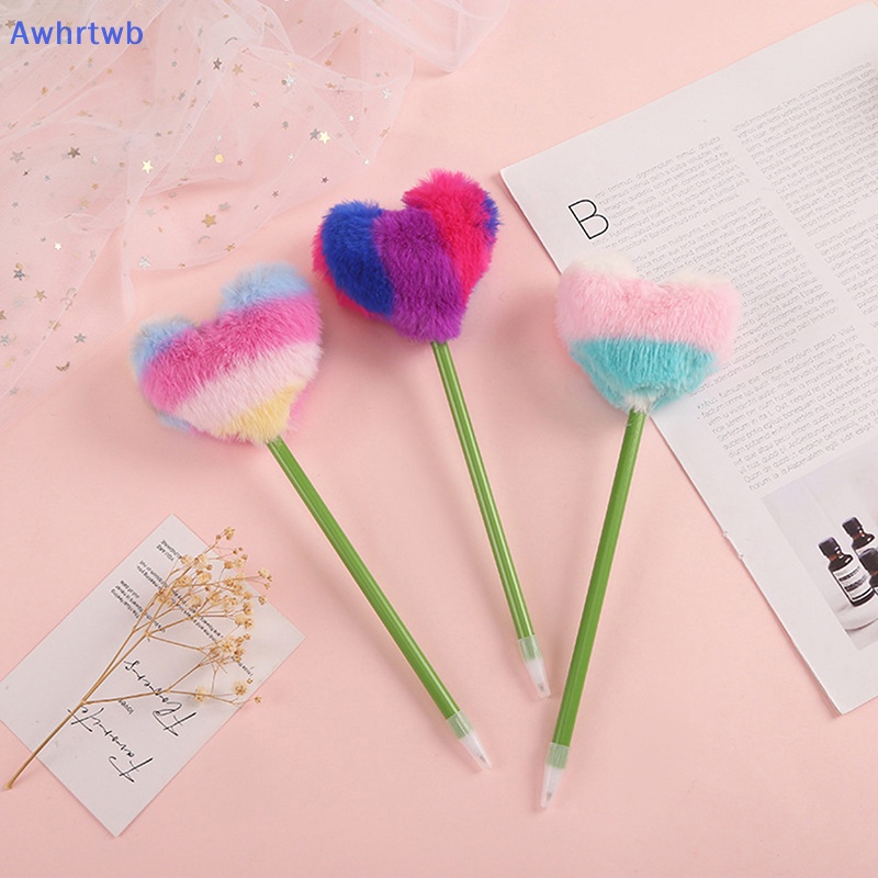 Bút Bi Hình Kẹo Bông Trái Tim Màu Sắc Ngọt Ngào Đáng Yêu Mới