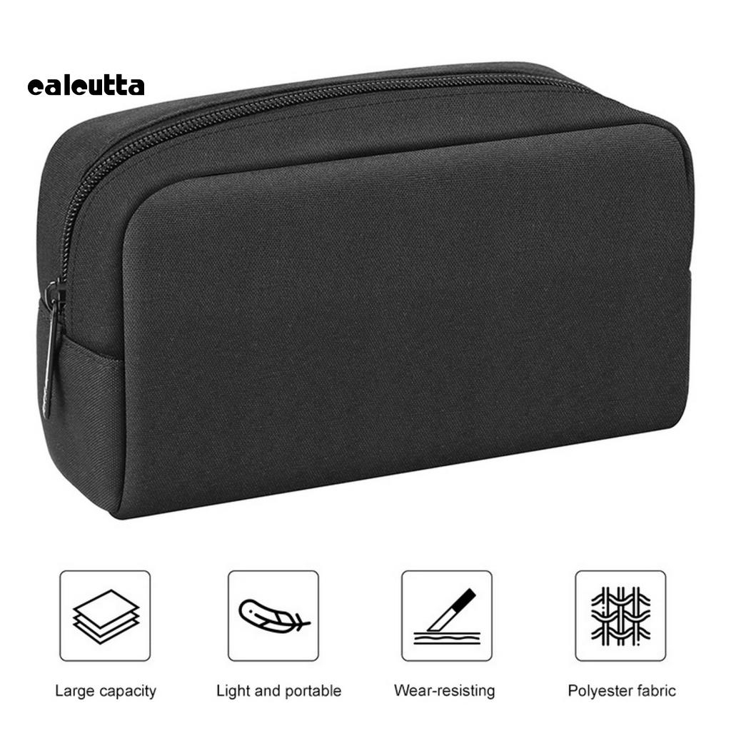 Túi Đựng Dây Cáp Kỹ Thuật Số Màu Trơn Chống Va Chạm Mang Đi Tiện Dụng