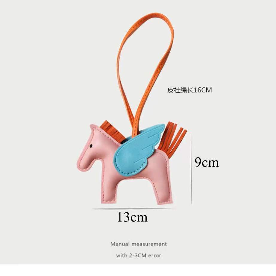 Móc Khóa Da Hình Ngựa Một Sừng Mini Xinh Xắn