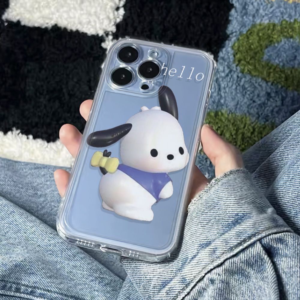 ✅Ốp Điện Thoại Mềm Chống Sốc Hình Chú Chó Pacha 6In HKT0 1314pro max7811iPhone12