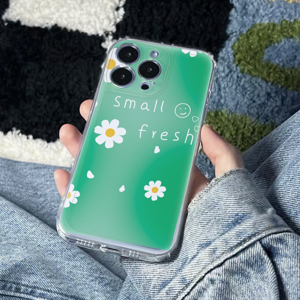✅Ốp Điện Thoại Dẻo Họa Tiết Hoa Cúc Xinh Xắn Chống Sốc Cho Iphone126In11Plusmax 78 13Pro