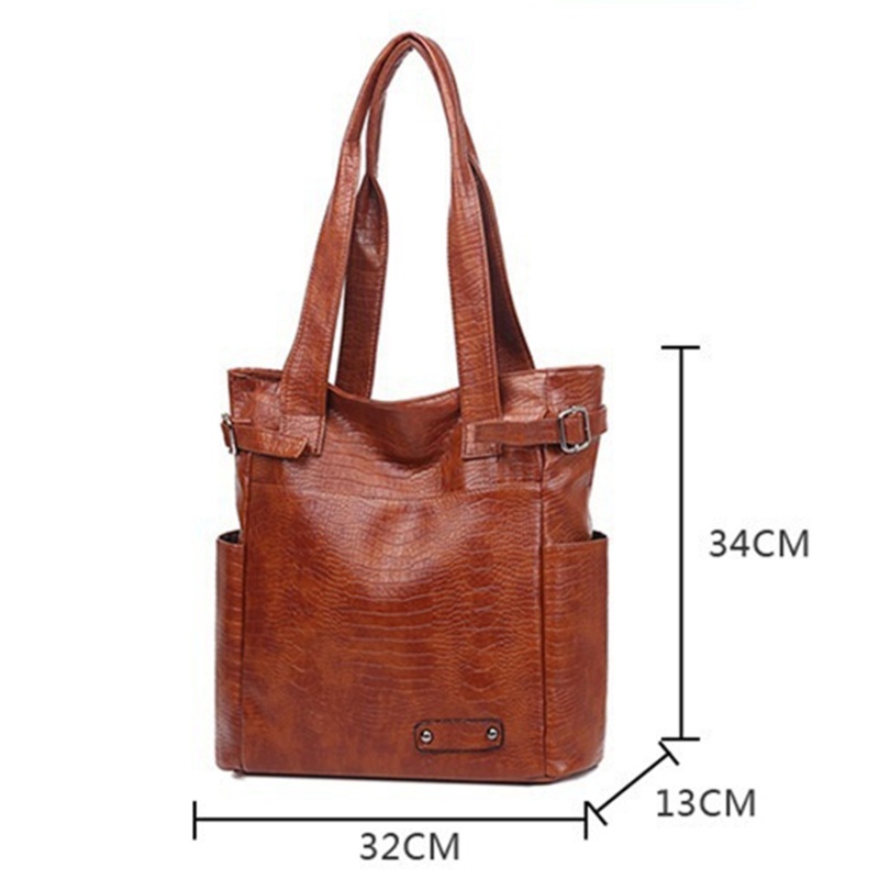 (Mới) Túi Xách Thời Trang Cho Nữ Chất Liệu Da PU Phong Cách Retro (b7w)