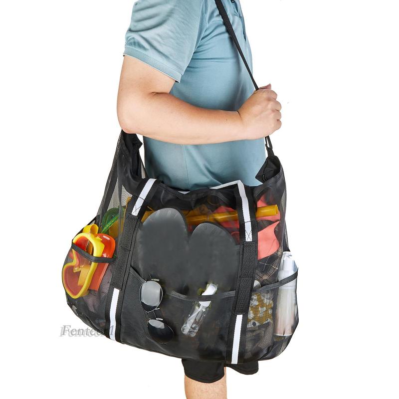 [Fenteer1] Túi Lưới Đựng Đồ Chơi Bơi Lội Ngoài Trời Cho Trẻ Em