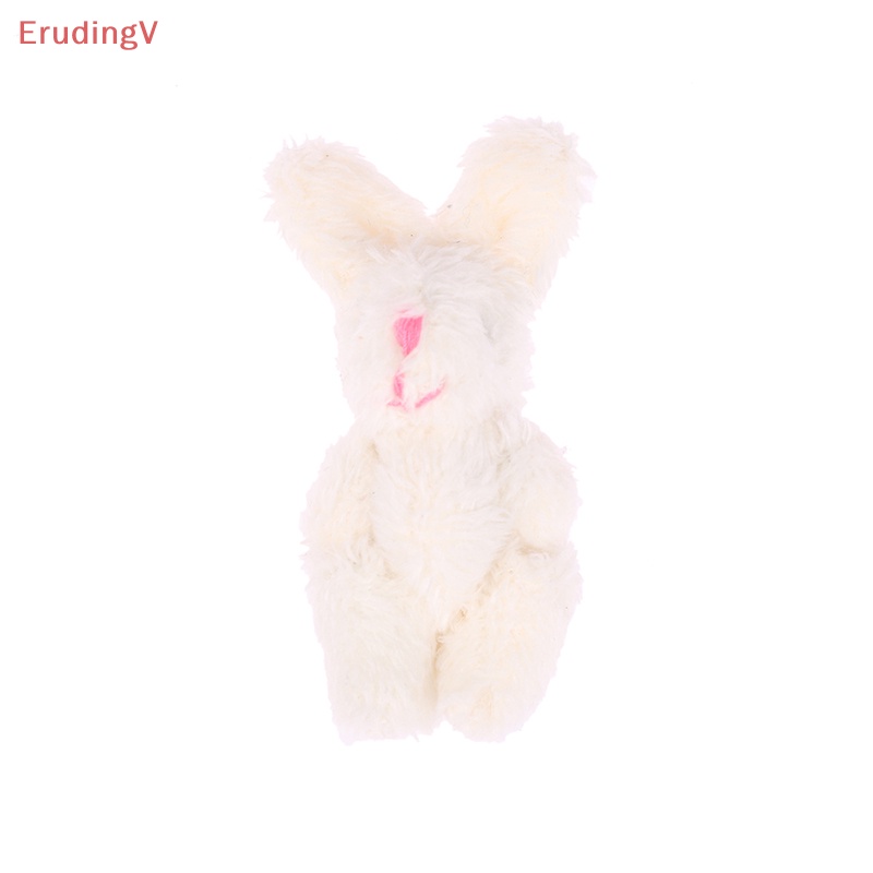 Thỏ Nhồi Bông Mềm Mại 5.5CM Treo Móc Khóa / Ba Lô / Móc Khóa Trang Trí Nhà Búp Bê