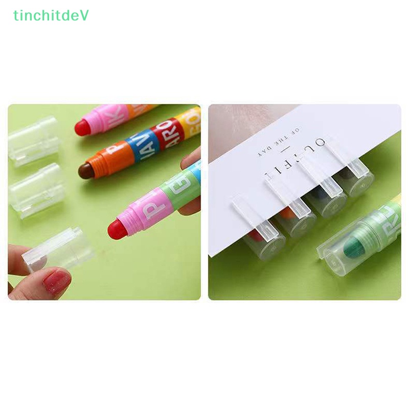 [TinchitdeV] Bút Đánh Dấu Đường Chỉ Màu Trơn Sáng Tạo Cao 12 Màu Cổ Điển [Mới]