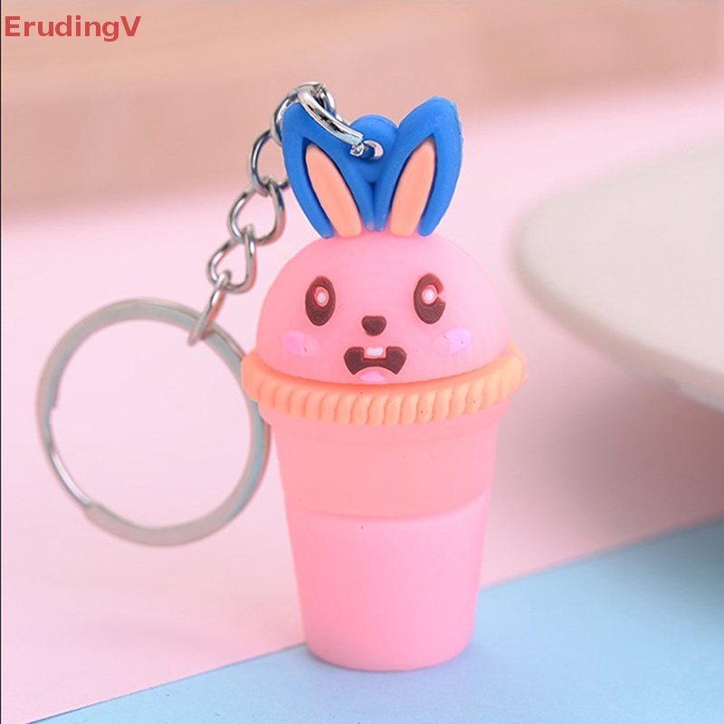 [ErudingV] Móc Khóa Hình Cây Kem Ba Chiều Sáng Tạo Trang Trí Túi Xách [Mới]