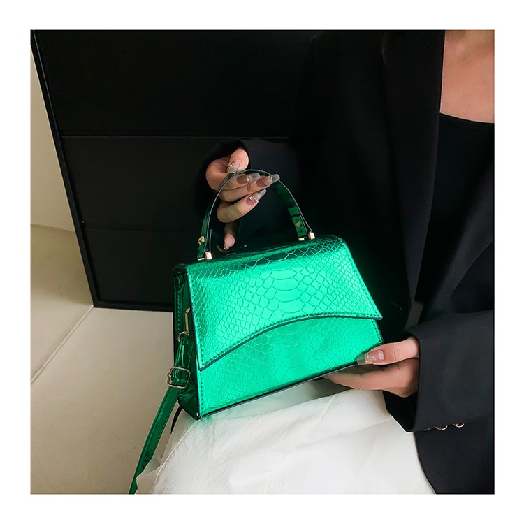 Túi Xách JASMIN NOIR Đeo Chéo Vai Họa Tiết Da Rắn Khóa Bấm Đơn Giản Cho Nữ