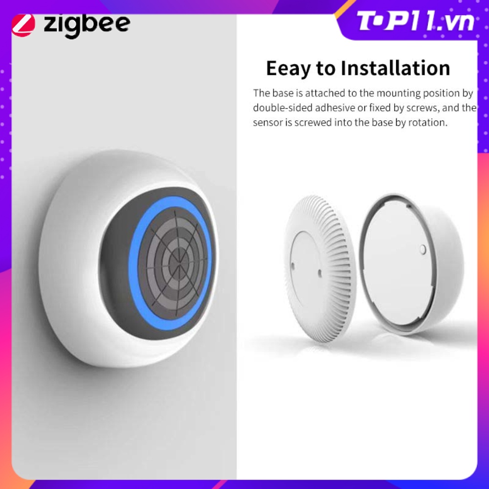 2023 mới tuya ZigBee thông minh sự hiện diện của con người cảm biến micro-motion phát hiện chuyển động của con người phát hiện top11.vn