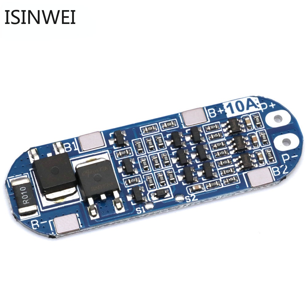 Bản Mạch Bảo Vệ Pin Lithium 3.7V 3S 10A 11.1V 12V 12.6V Dành Cho Pin Li - Ion Lipo Bms 3.7V