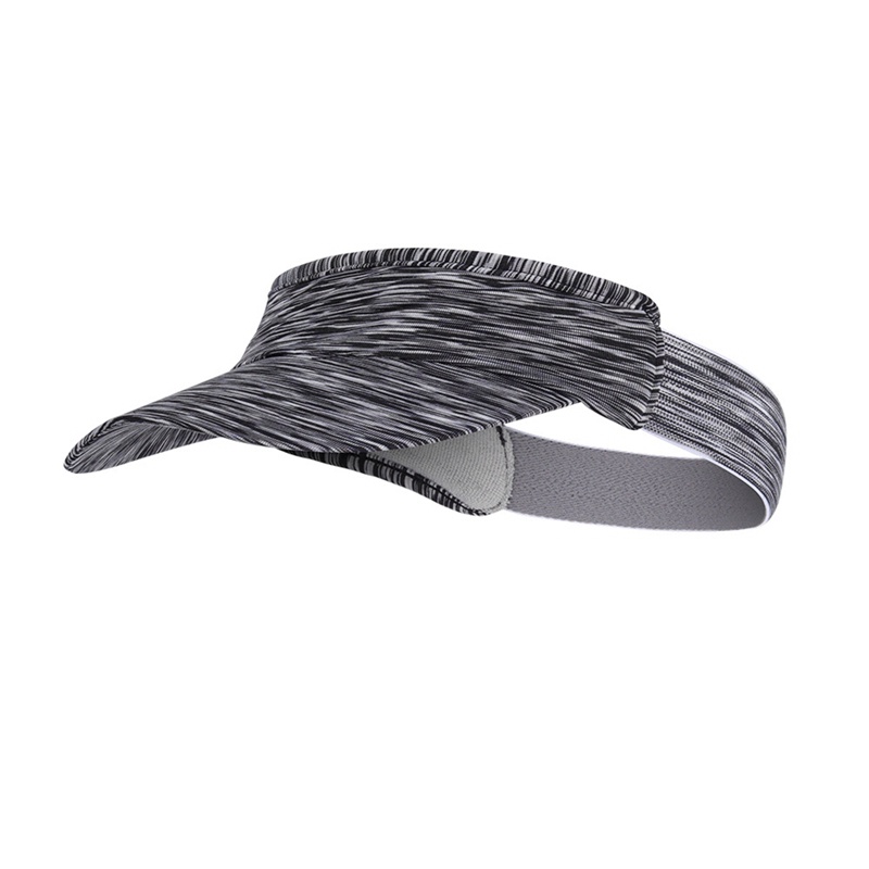 Ygt Mũ Lưỡi Trai Hở Chóp Vải Lụa Lạnh Nhanh Khô Màu Nhuộm Đơn Giản Thời Trang Đi Biển Mùa Hè Cho Nữ