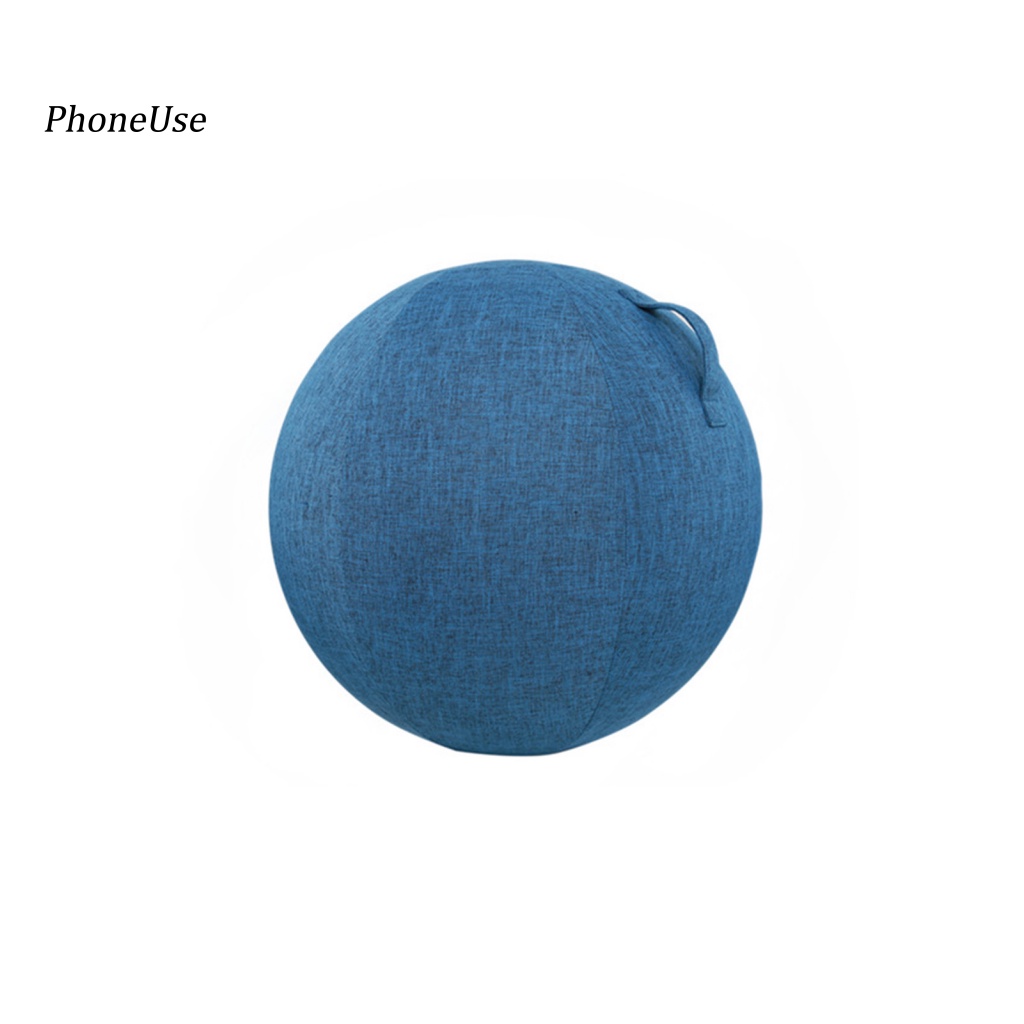 Pu Vỏ Bọc Bóng Tập Yoga Bằng Cotton Dệt Kim Chống Trượt / Bụi Bẩn Tiện Dụng Cho Gia Đình