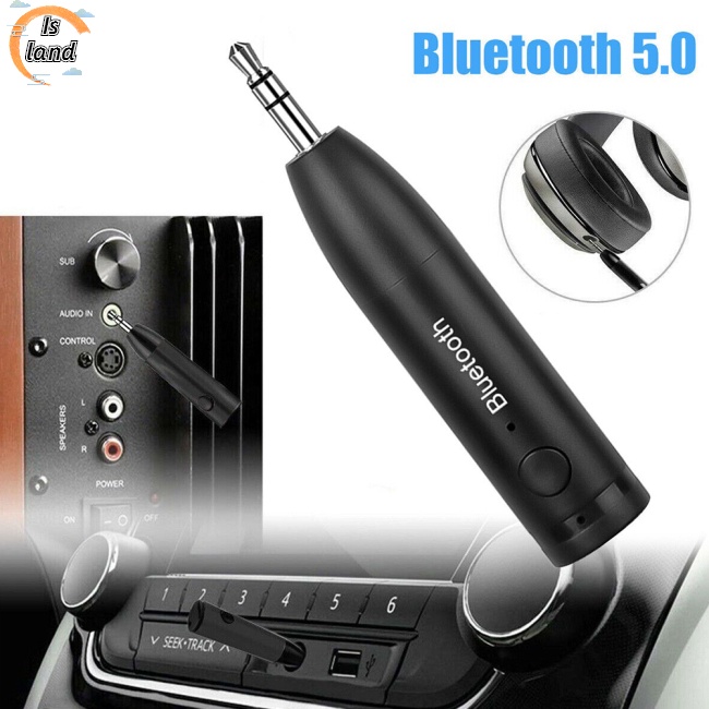 Bộ Thiết Bị Nhận Tín Hiệu Âm Thanh Bluetooth 5.0 Không Dây Đầu Ra 3.5mm Chuyên Dụng Cho Xe Hơi
