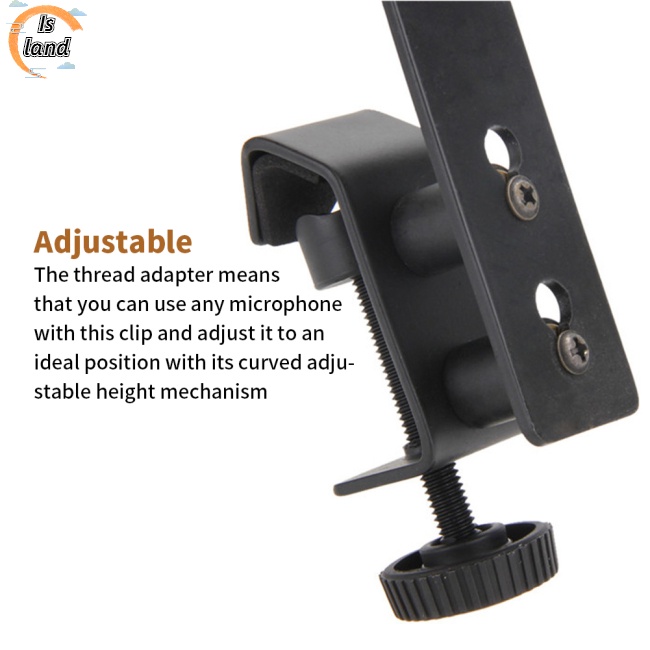 Giá Đỡ Micro Gj03 Chống Sốc Thiết Kế Nhỏ Gọn Có Thể Điều Chỉnh Tiện Dụng