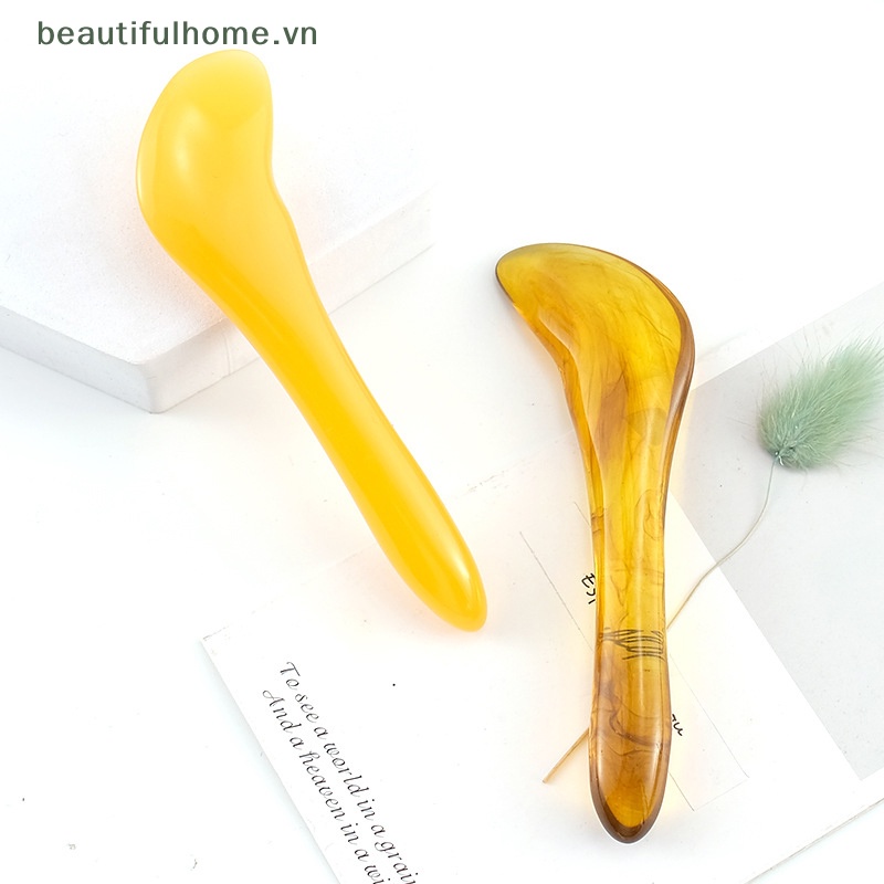 1 Cây Đá Gua Sha Massage Mặt Bằng Nhựa Tự Nhiên