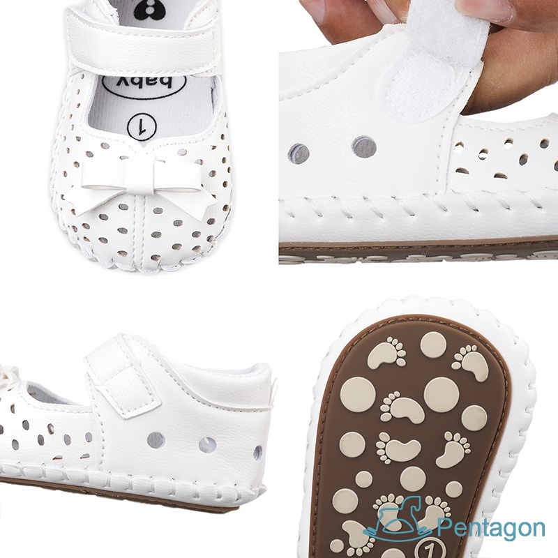 Xăng đan Đế Bằng Khoét Lỗ Họa Tiết Hoạt Hình Dễ Thương Cho Bé Gái