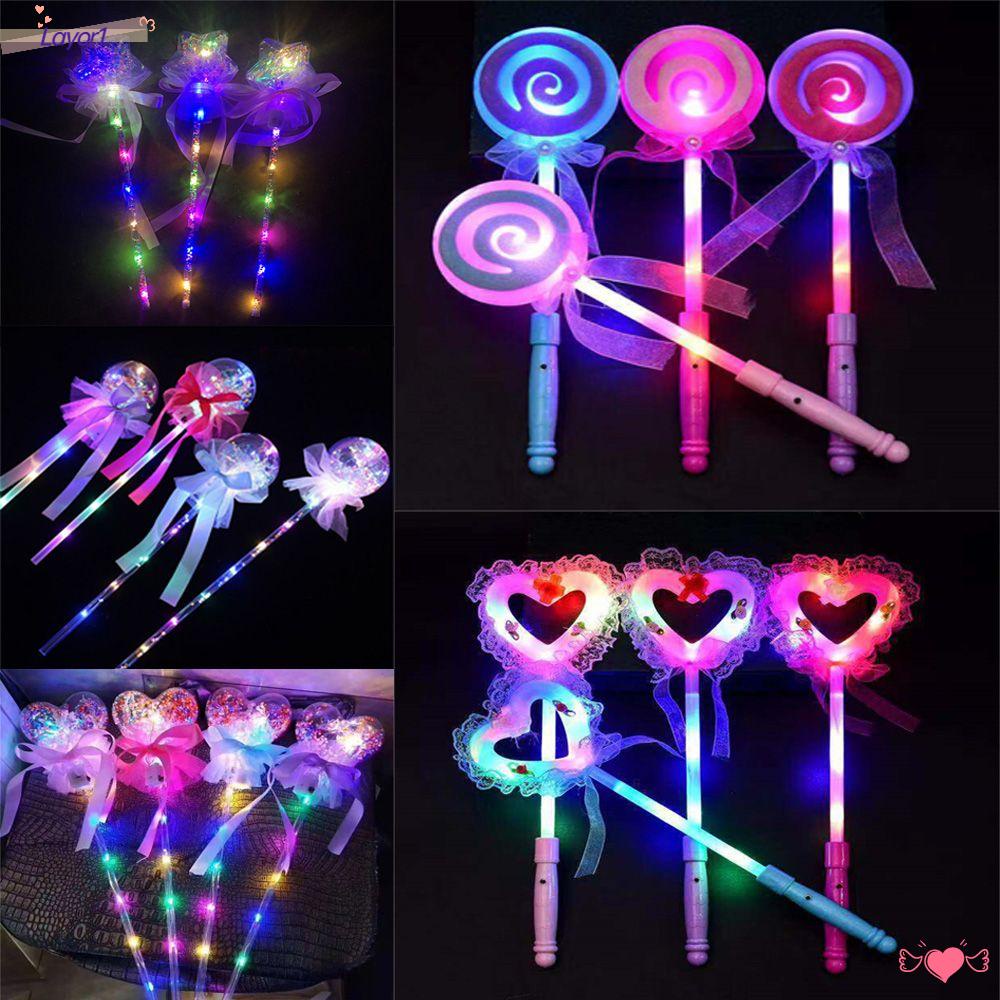 Layor1 Đũa Phép Đồ Chơi Có Đèn LED Phát Sáng
