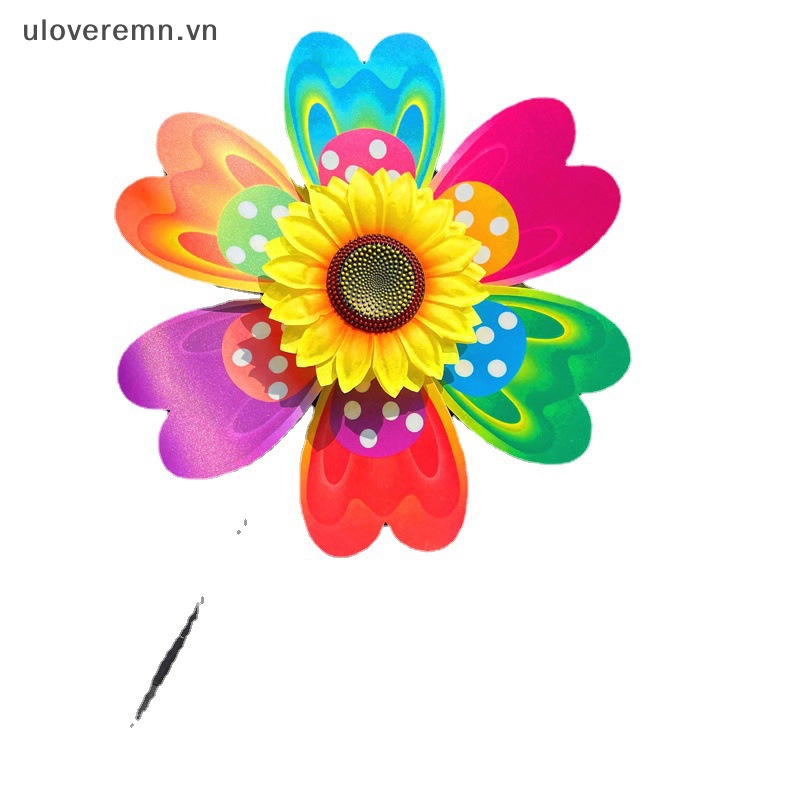 Uloveremn 1 Ghim Gài Áo Hình Hoa Hướng Dương / Bướm Đính Kim Sa Nhiều Màu Sắc